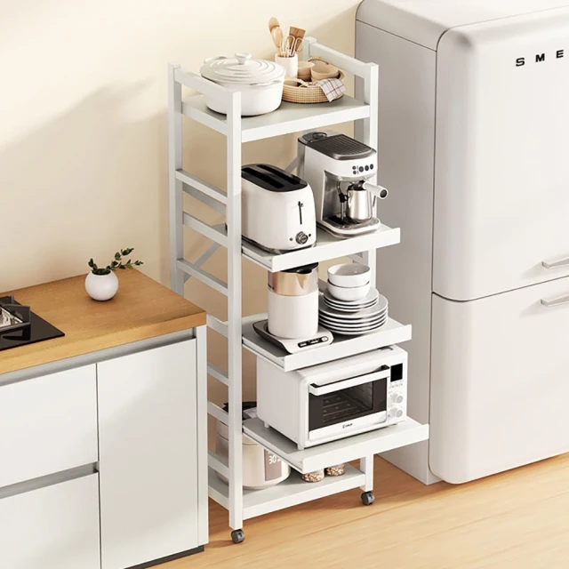 5層廚房旋轉置物架 免安裝(收納推車 置物推車 置物架 廚房收納架/置物架) 歷史價格詳細信息