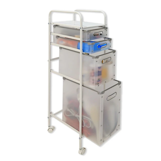 【居家cheaper】MIT四層鐵線籃推車(層架鐵架 置物架 伺服器架) 歷史價格詳細信息