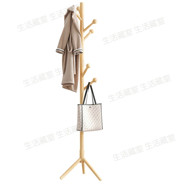 櫸木掛衣架落地家用衣帽架 立式衣架臥室掛包架 樹枝架 歷史價格詳細信息