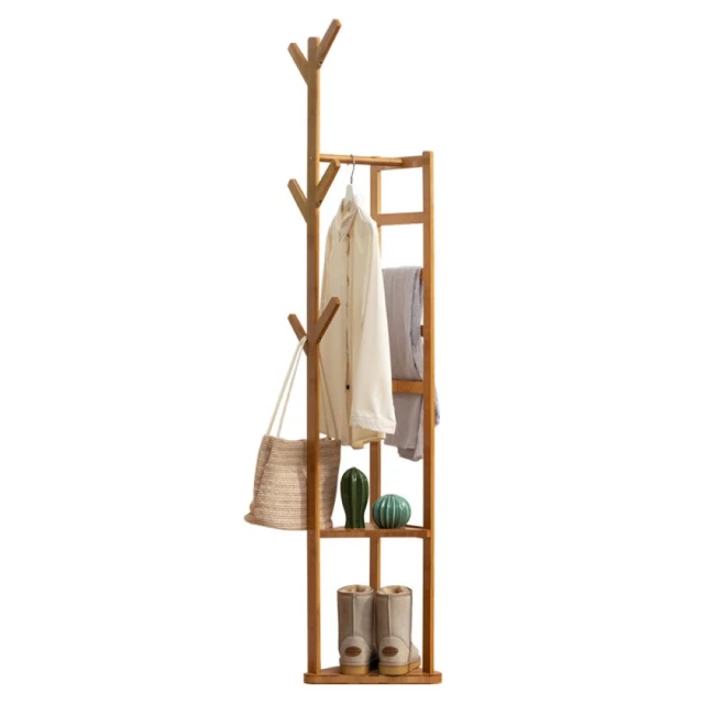 【PickNew】實木大容量可折疊收納花架-茶色三層50cm 歷史價格詳細信息