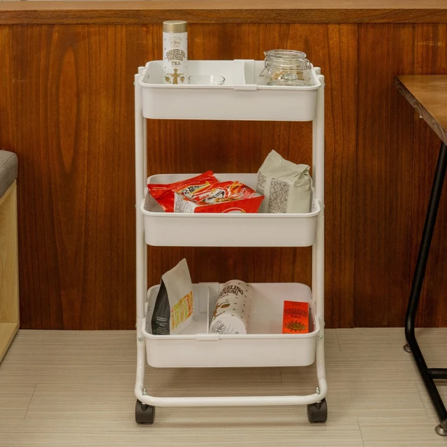 【ikloo宜酷屋】台灣製造 便利折疊式活動餐車(置物車 附把手推車 收納推車) 歷史價格詳細信息