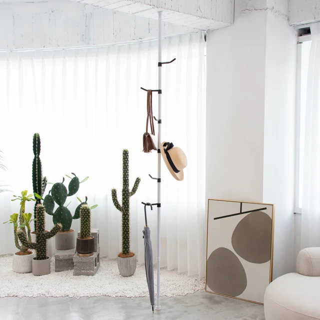 【ikloo】頂天立地角落多功能伸縮四層置物架◆2色可選◆ 歷史價格詳細信息