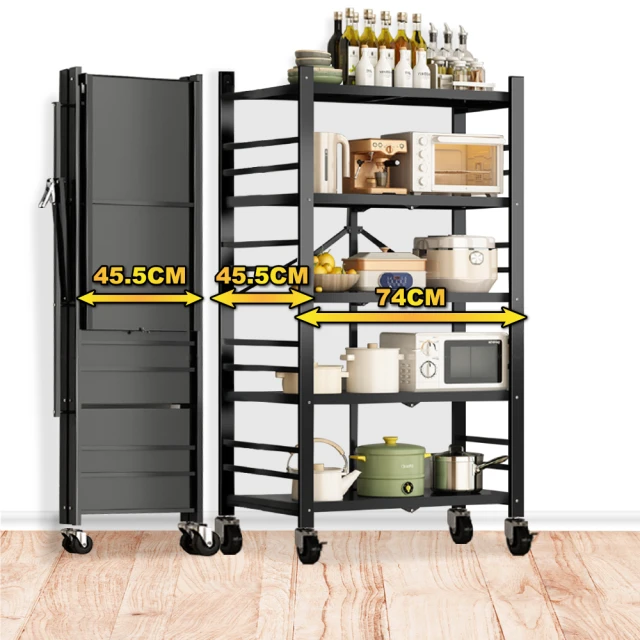 洛克免組裝折疊置物架-五層繽紛款(1入) 歷史價格詳細信息