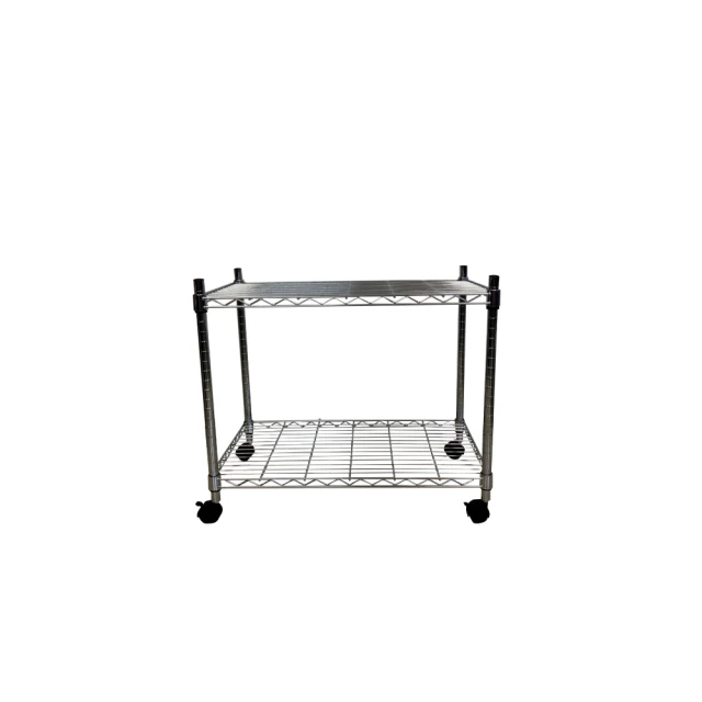 【A+Courbe】鐵力士鍍鉻移動式萬用收納五層架45x60x125cm(鐵架 收納架 置物架 電器架 床邊櫃 鞋架) 歷史價格詳細信息