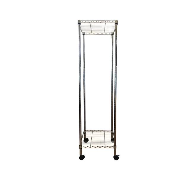 【A+Courbe】鐵力士鍍鉻移動式萬用收納五層架45x60x125cm(鐵架 收納架 置物架 電器架 床邊櫃 鞋架) 歷史價格詳細信息
