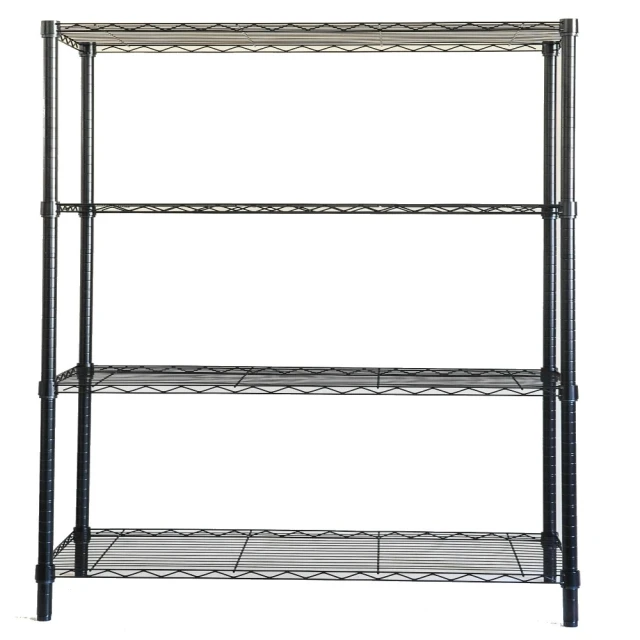 【空間魔坊】烤漆黑鎖管 大型五層鐵力士架 120x45x240高cm 45120(波浪架 鐵力士架 鐵架 層架) 歷史價格詳細信息