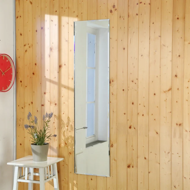 BuyJM無框斜邊加長版壁貼鏡/裸鏡30x60cm(2入組) 歷史價格詳細信息