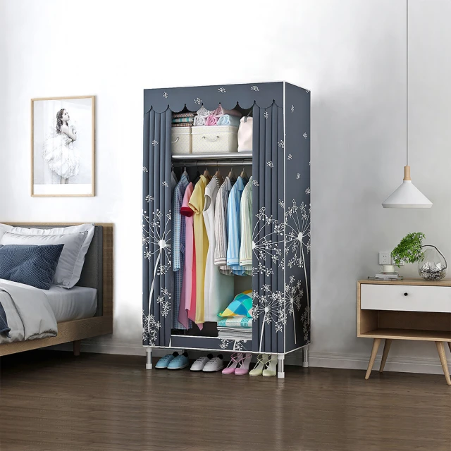 衣櫥 衣櫃 DIY加粗耐重衣櫥 / 2.1米2.5管徑 寬210cm布衣櫥 免運 現貨 廠商直送 歷史價格詳細信息