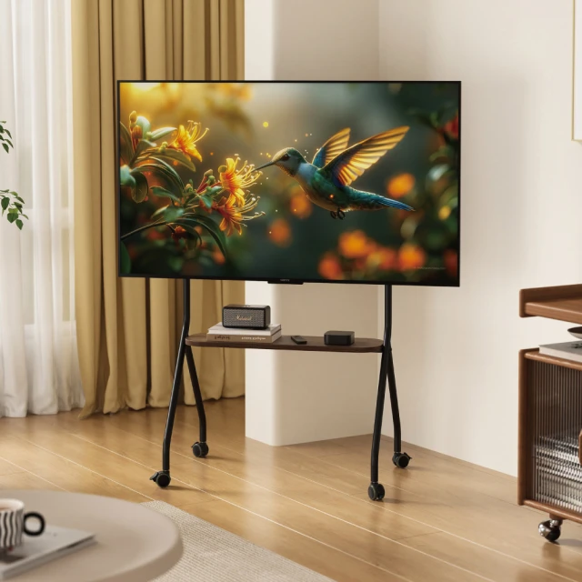 【可移動電視支架】電視架 電視機架 教學電視架 落地式電視架 電視可移動推車 一體機掛架 歷史價格詳細信息