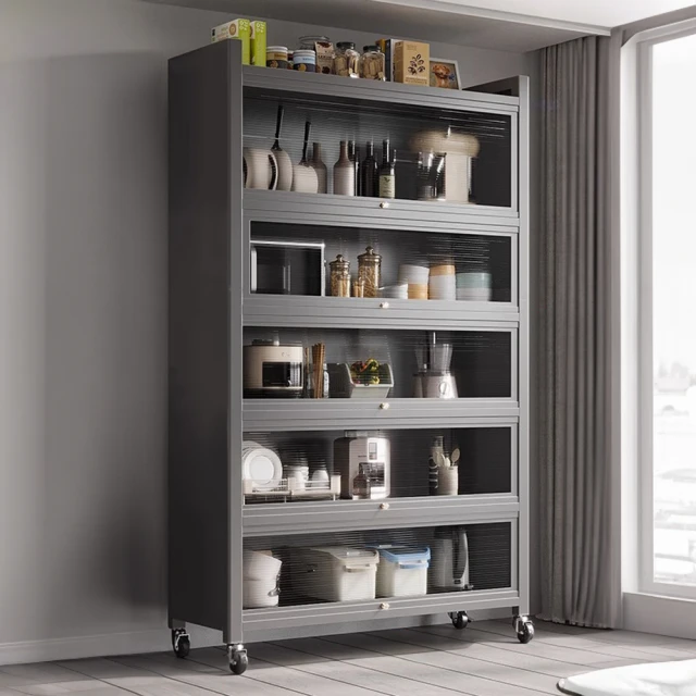 【HappyLife】碳鋼翻門櫥櫃/加寬款/五層100cm (Y11555) 歷史價格詳細信息