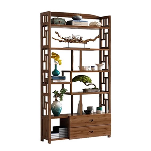 净派  新中式花架  胡桃色 6層 歷史價格詳細信息