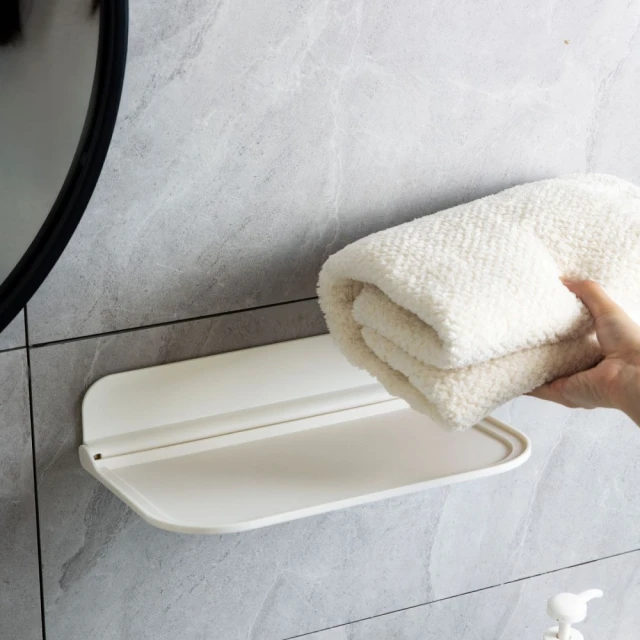 【荷生活】折學家304不鏽鋼可收折鏤空置物架 免釘免打孔折疊瀝水架-單層2入 歷史價格詳細信息