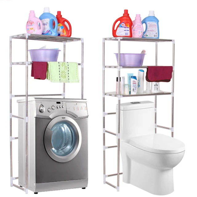 浴室置物架 304不鏽鋼收納架 浴室 免打孔 浴室收納架 可升降調節 掛鉤 無痕置物架 淋浴花灑桿置物架 歷史價格詳細信息