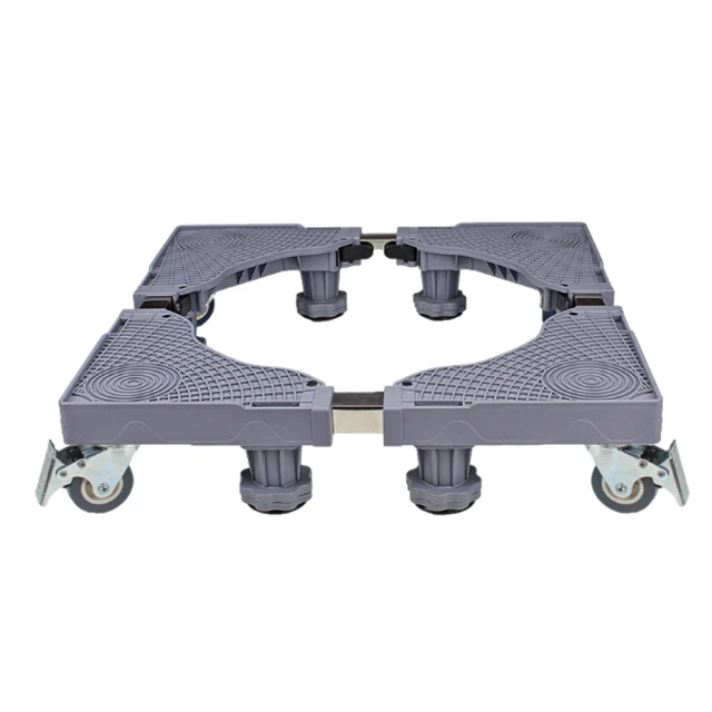 免安裝洗衣機底座 洗衣機加高支架 可移動萬向輪托架 滾筒墊高架 防震腳墊 腳架子 雙管4腿4雙剎車輪 歷史價格詳細信息