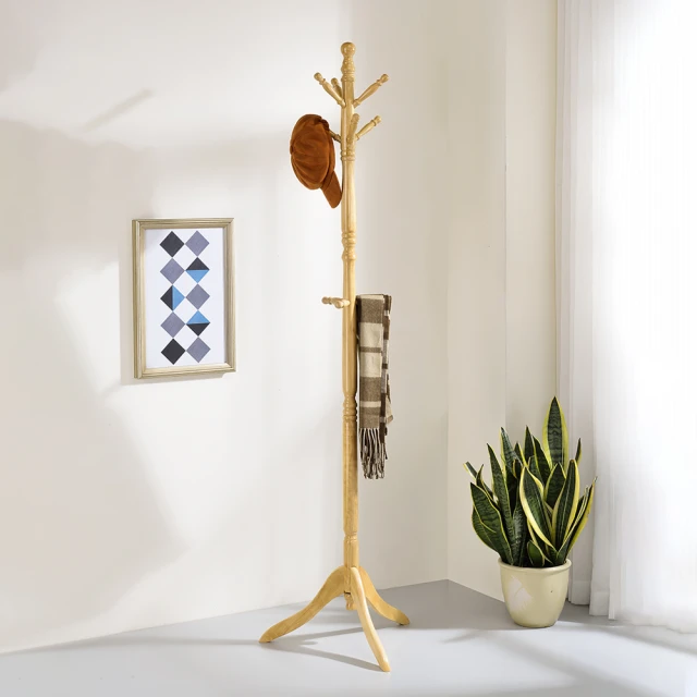 【AAA】實木吊衣架 (原木色/千禧紅-兩色可選) 歷史價格詳細信息