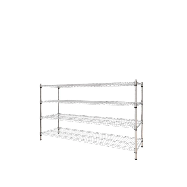 【特力屋】組合  重型鍍鉻四層架 122x60x150cm 歷史價格詳細信息