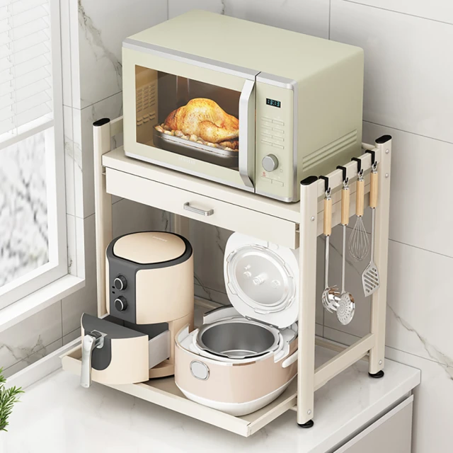 【Easy Life 家居館】抽拉式廚房電器置物架-5層寬40CM(廚房收納架 三抽拉電器架) 歷史價格詳細信息