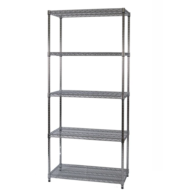 【空間魔坊】荷重耐重型五層鐵力士架 120x60x150高cm 12060(波浪架 鐵力士架 鐵架 收納 層架 置物架) 歷史價格詳細信息