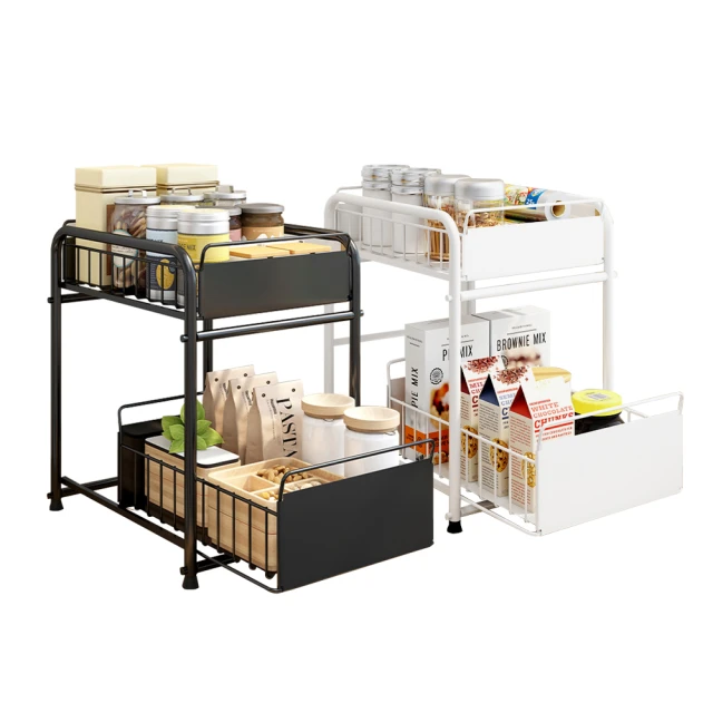 廚房置物架廚房調味料置物架抽屜式收納收納盒多功能雜物櫥柜拉籃-玖貳柒柒 歷史價格詳細信息