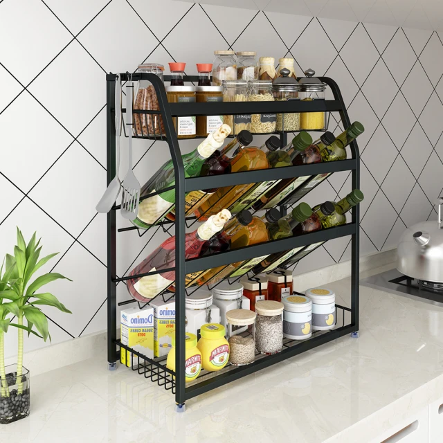 LIFECODE《收納王》304不鏽鋼炭黑-三層置物架/調料架-寬35cm 歷史價格詳細信息