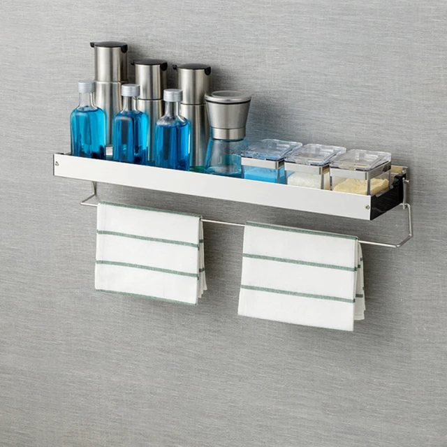 不鏽鋼雙桿無痕吸盤毛巾架-長款 歷史價格詳細信息