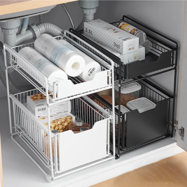 【新錸家居】加大尺寸 日式抽取式 可疊加衣櫃收納架-高矮款選2入 歷史價格詳細信息