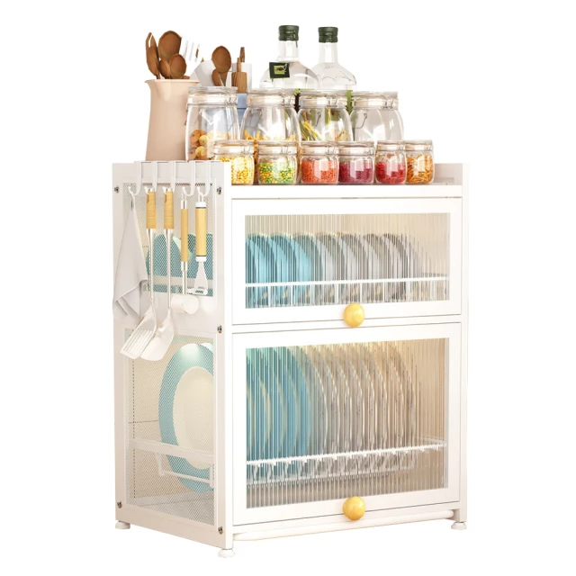 瀝水防塵水杯收納架 奶油白帶防塵蓋 40*30*25CM 收納架 杯托 杯子置物架 瀝水架 歷史價格詳細信息