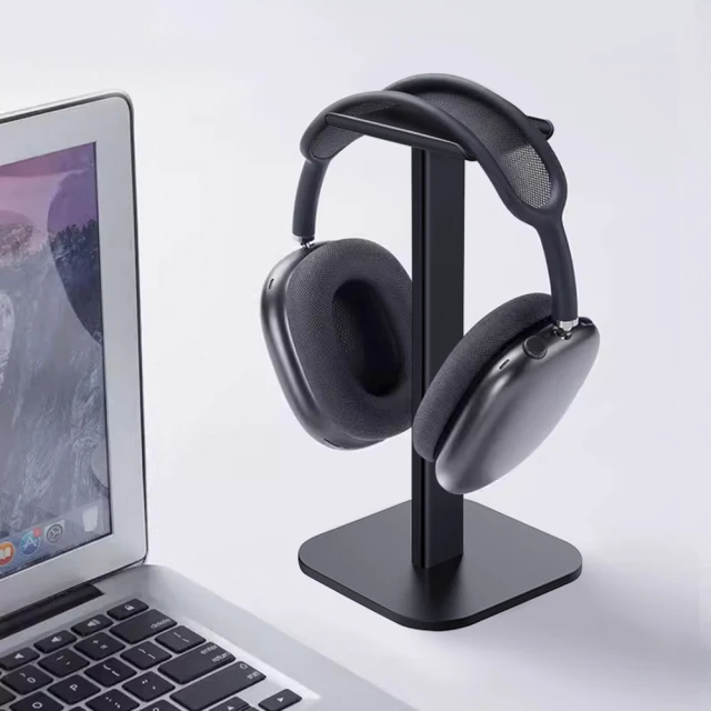 頭戴式耳機架 鋁合金質感直立式耳機支架 鋁合金質感支架 耳機展示架 皮質護套 耳罩式耳機架 歷史價格詳細信息