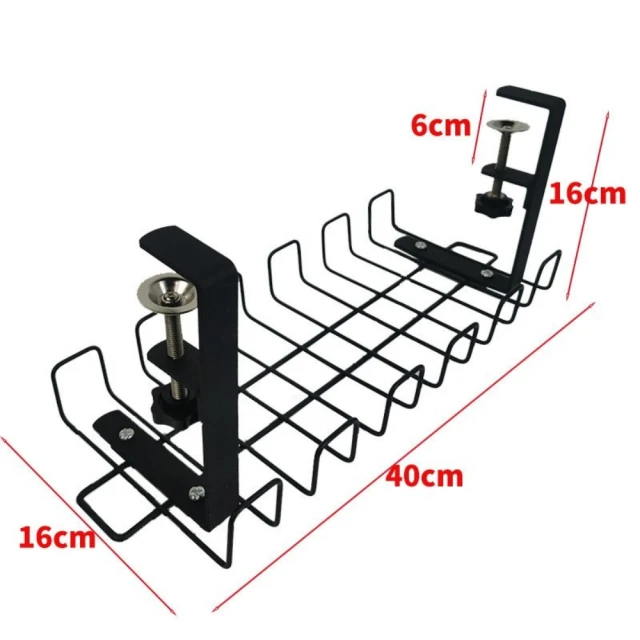 桌下理線架免打孔可調節桌底電線理線器桌面整理架收納層架免安裝 歷史價格詳細信息