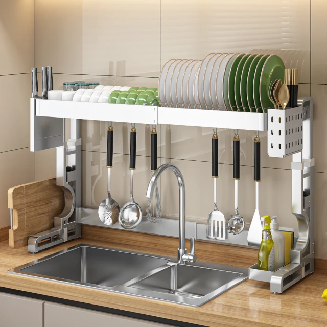 【慢慢家居】可伸縮櫃內下掛式收納置物架-1入 (下掛掛籃 廚房收納架) 歷史價格詳細信息