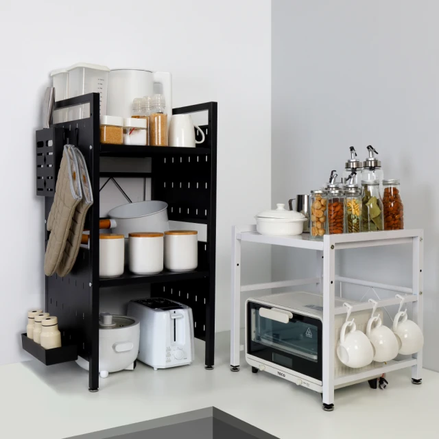 廚房置物架可伸縮微波爐架烤箱架家用臺面電飯鍋支架收納架子 歷史價格詳細信息