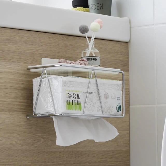 家而適 多功能抽取衛生紙架(附手機平台)x 超值2入組 歷史價格詳細信息