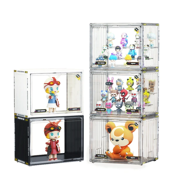 【HaRu日春生活】扭蛋透明收納盒-萌粒款1入(公仔盒 展示盒 透明盒 展示架) 歷史價格詳細信息