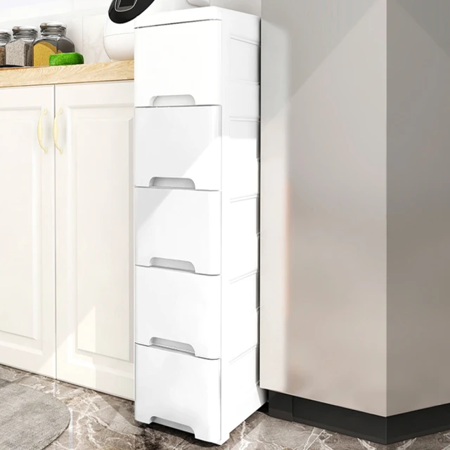 【Mr.box】簡約優雅5層細縫收納櫃-寬25cm(三色可選) 歷史價格詳細信息