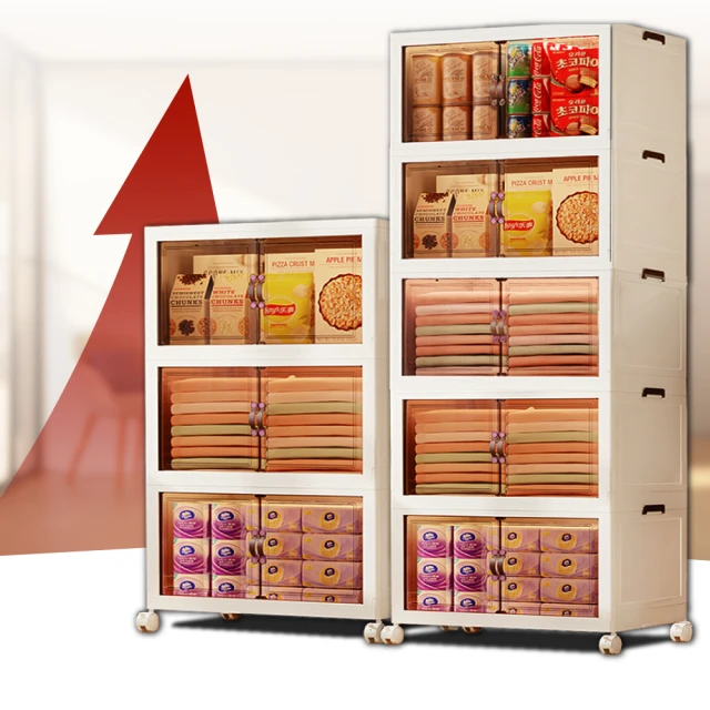 【ONE HOUSE】70寬 洛克免組裝折疊置物架附輪-9色可選 _五層  1入(鐵架/收納架/書架/電器櫃/層架) 歷史價格詳細信息