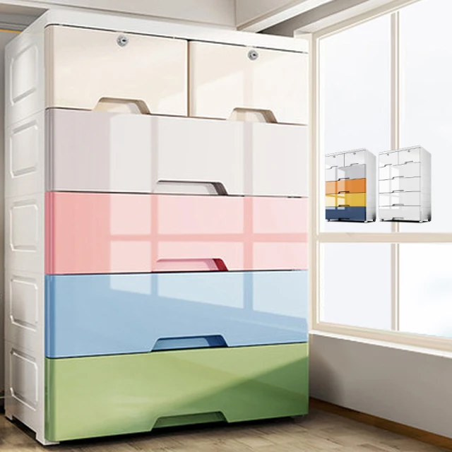 【Mr.Box】74大面寬-時尚5層收納櫃(2小抽+4大抽)-附輪 歷史價格詳細信息