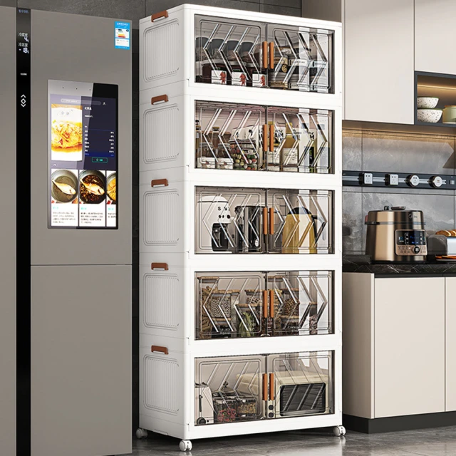 【Mr.box】53面寬升級內崁式透明側板前開式折疊三層收納櫃-附滑輪 歷史價格詳細信息