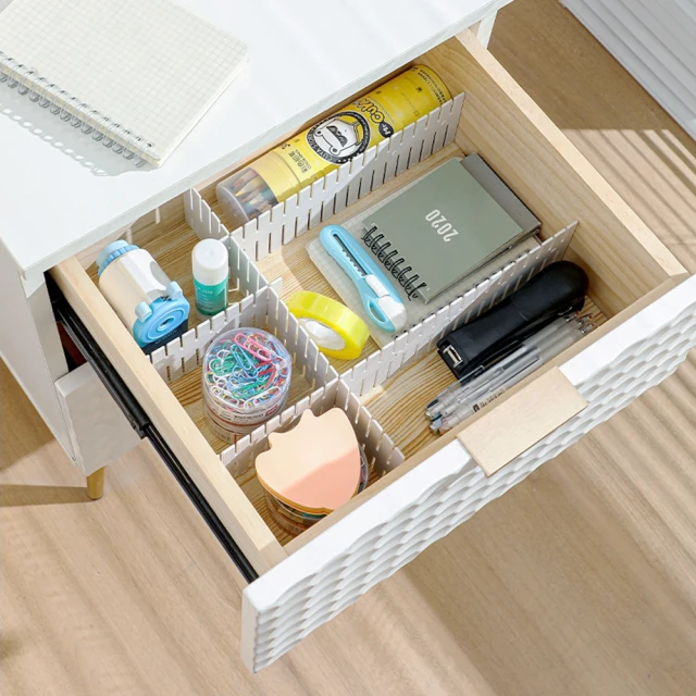 抽屜收納分隔板片 塑膠 分割板 隔斷 自由組合 整理格子 隔斷分隔盒 家用[滿200出貨]~浪漫小屋 歷史價格詳細信息