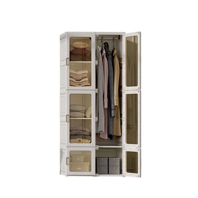 【hoi! 好好生活】ANTBOX 螞蟻盒子免安裝折疊式衣櫃10格茶色款 歷史價格詳細信息