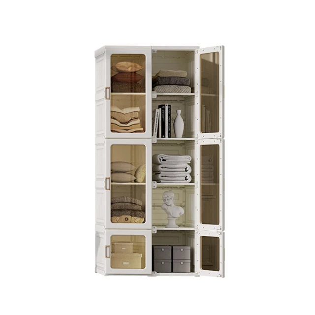 【hoi! 好好生活】ANTBOX 螞蟻盒子免安裝折疊式衣櫃10格茶色款 價格比較,價格查詢,歷史價格詳細信息