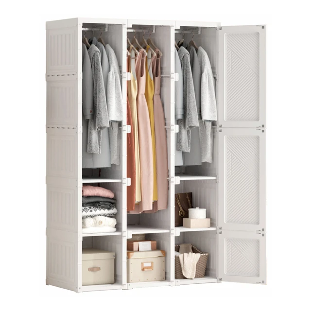 【hoi! 好好生活】ANTBOX 螞蟻盒子免安裝折疊式衣櫃10格茶色款 歷史價格詳細信息