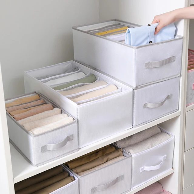 衣櫃分格收納 收納袋 分格收納盒 收納盒 立體分格收納網袋 7格(大) 衣櫥收納袋 彩虹小舖【P501】 歷史價格詳細信息