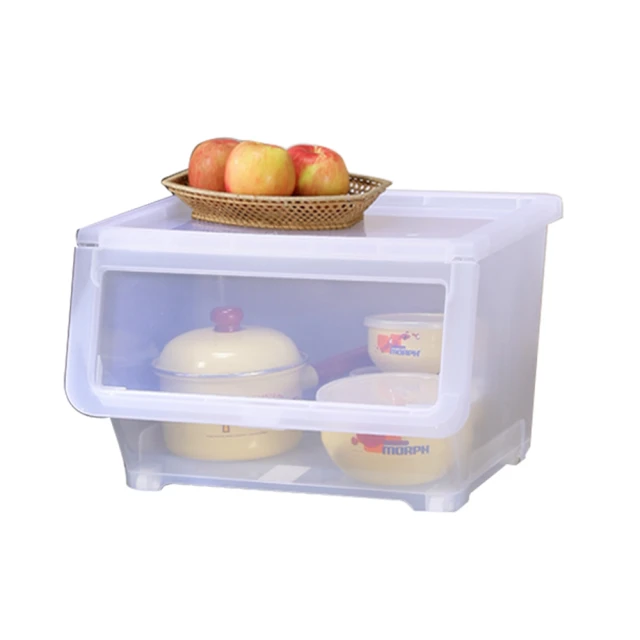 【KEYWAY 聯府】面寬45cm Line450直取式整理箱附輪46L-6 入(前掀蓋收納箱 置物箱 白透 LN450) 歷史價格詳細信息