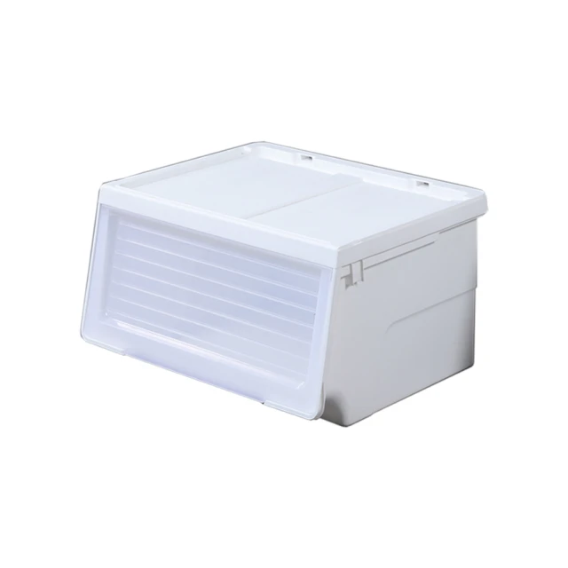 KEYWAY 前開式整理箱 大 藍 38L 整理收納箱 抽屜收納盒 萬用收納盒 PP收納盒 收納分類箱 塑膠收納盒 歷史價格詳細信息