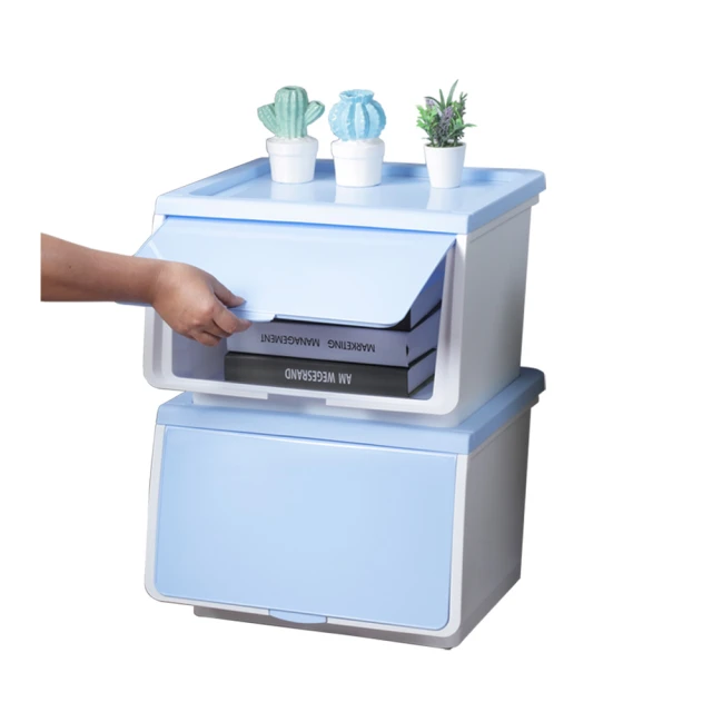 【KEYWAY 聯府】面寬45cm Line450直取式整理箱附輪46L-6 入(前掀蓋收納箱 置物箱 白透 LN450) 歷史價格詳細信息