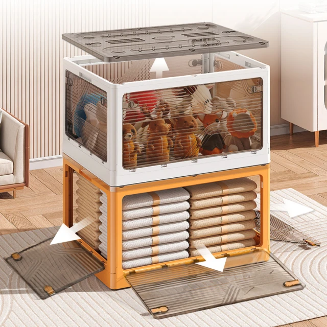 【ONE HOUSE】艾蜜莉折疊收納櫃/收納箱-規格任選(150L-55寬四層/165L-65寬三層) 歷史價格詳細信息