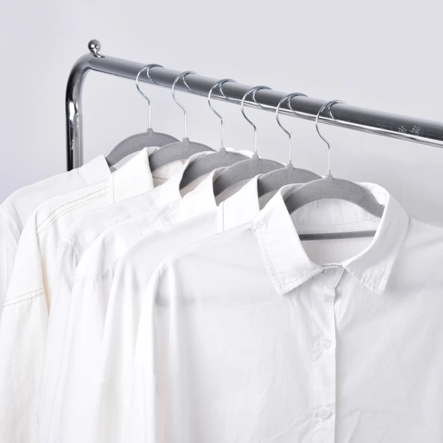 【收納職人】無痕防滑42cm植絨衣架30入(米白色) 歷史價格詳細信息