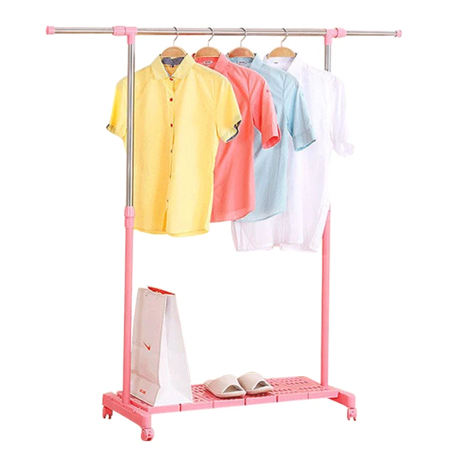 單桿可伸縮曬衣架 (加長型附輪) 曬衣架/晾衣架/伸縮衣架/單桿衣架/衣架/吊衣架/掛衣架 歷史價格詳細信息