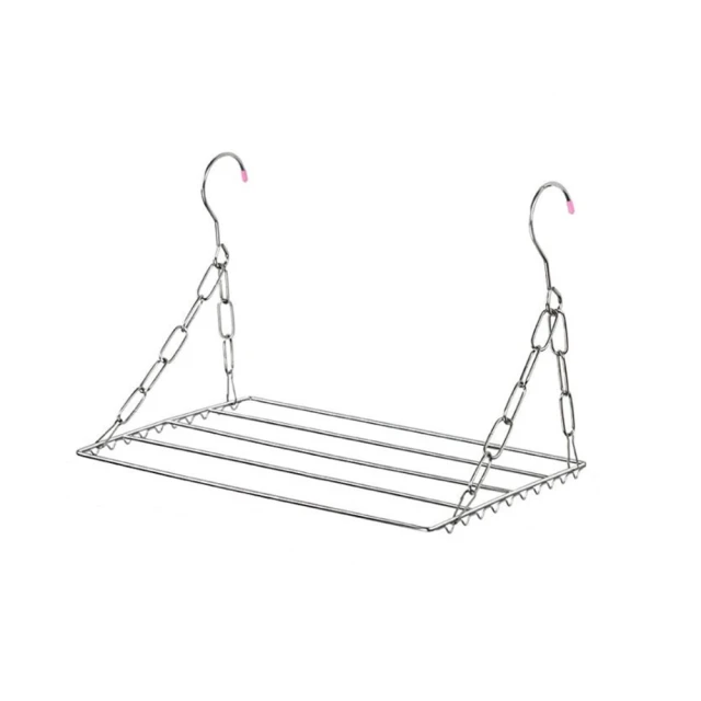 【YOLE 悠樂居】201不鏽鋼加厚螺旋圓形折疊曬被床單衣架#1225018(2入) 歷史價格詳細信息