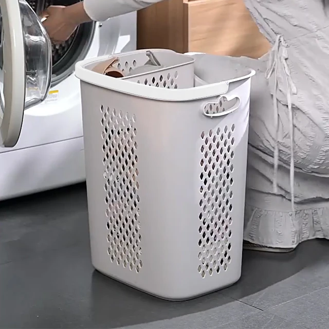 【Mr.box】特大款-無印風雙向三層髒衣分類收納籃-附輪(特大籃+大籃+大籃) 歷史價格詳細信息